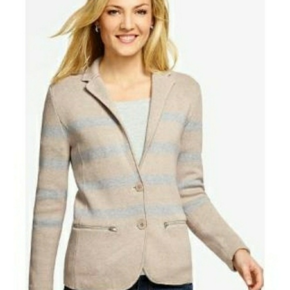 Talbots Jackets & Blazers - Talbot Jacket blazer zippered pockets NWOT